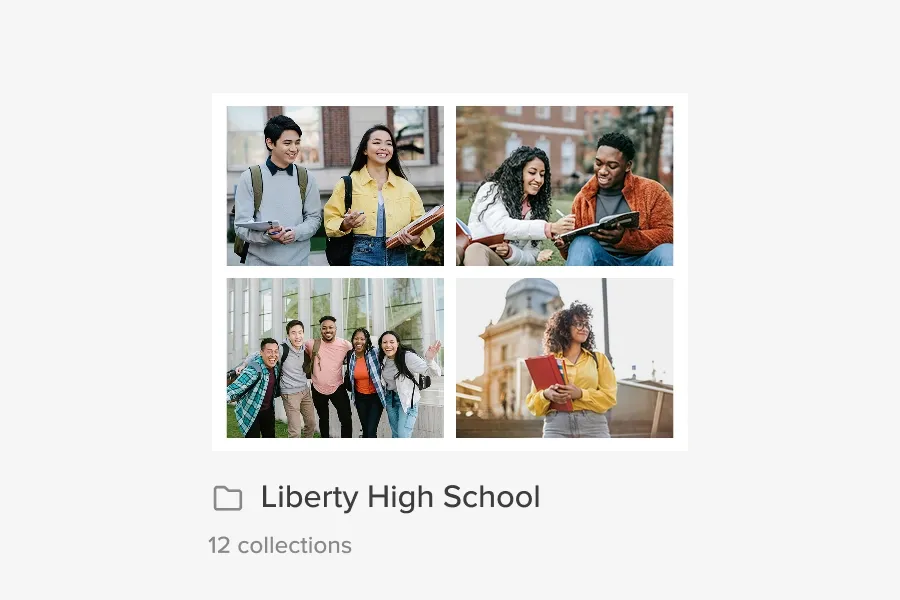 foto.umbii.boo school photography collections for Liberty High School with students outdoors